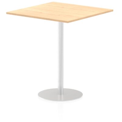 Dynamic Italia 1000mm Poseur Square Table Maple Top 1145mm High Leg ITL0361