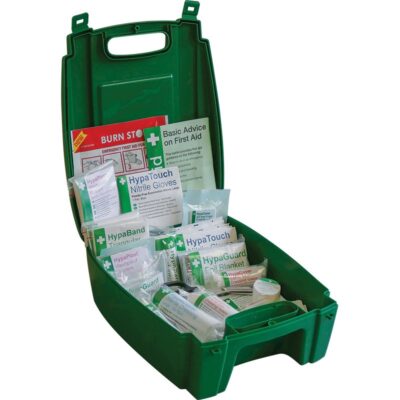 Evolution Series British Standard Compliant Workplace First Aid Kit in Green Evolution Case Small – K3031SM