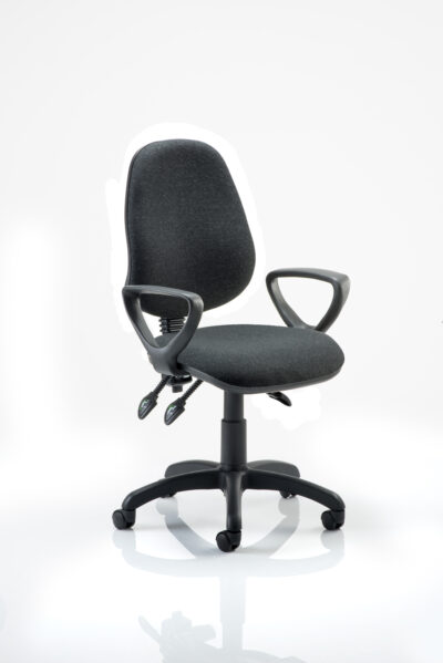 Eclipse Plus III Chair Charcoal Loop Arms KC0040