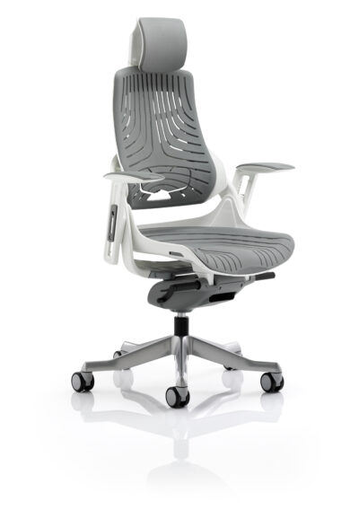 Zure Elastomer Gel Grey With Arms With Headrest KC0164