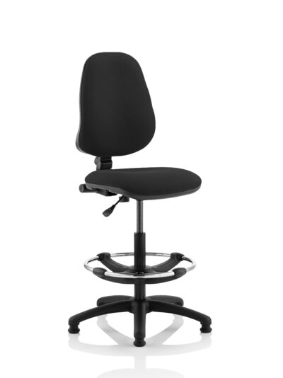 Eclipse Plus I Black Chair With Hi Rise Kit KC0238