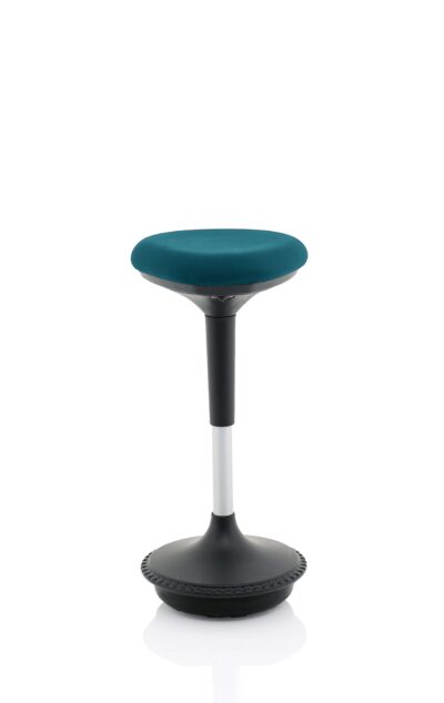 Sitall Deluxe Visitor Stool Bespoke Seat Maringa Teal KCUP1550