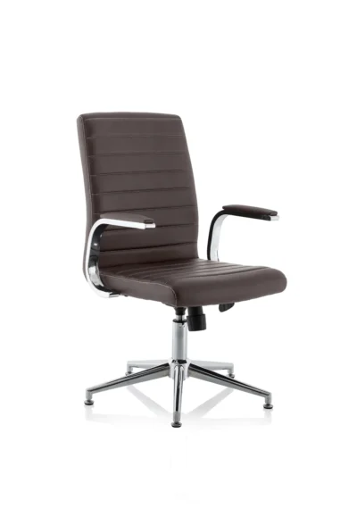 Ezra Executive Brown Leather Chair EX000190