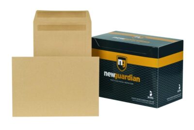 New Guardian Pocket Envelope C4 Self Seal Plain 130gsm Manilla (Pack 250) – L26303