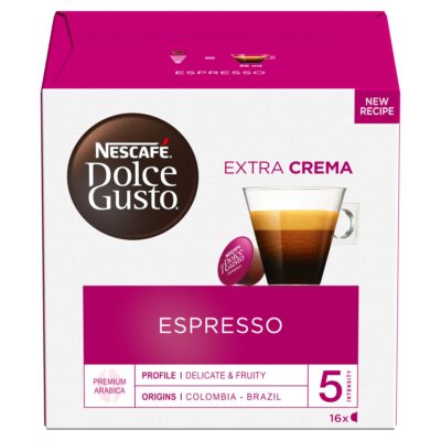 Nescafe Dolce Gusto Espresso Coffee 16 Capsules (Pack 3) – 12423690