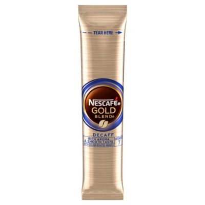 Nescafe Gold Blend Decaffeinated Instant Coffee Sticks (Pack 200) – 12439749