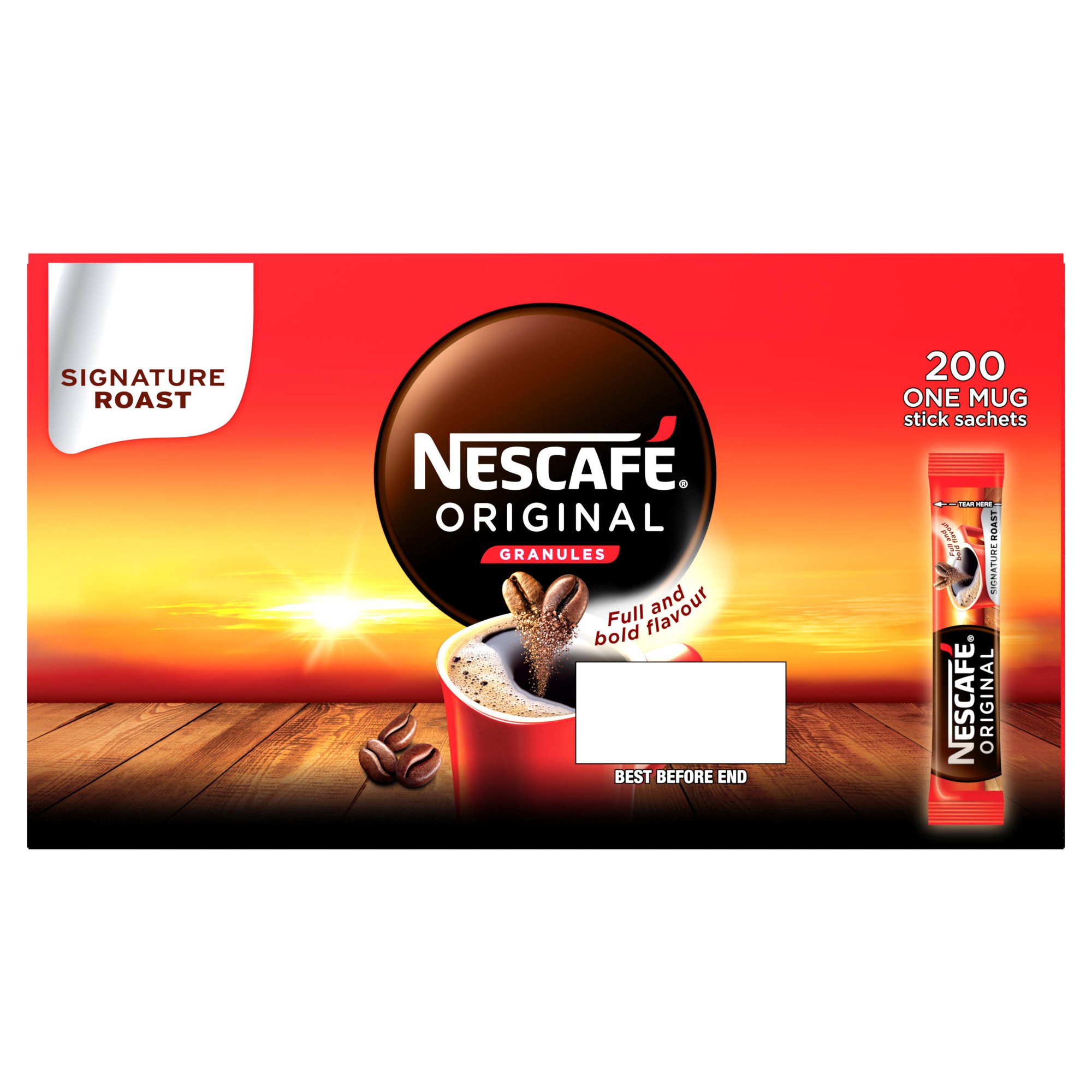 Nescafe Original Instant Coffee Sticks 1.8g (Pack 200) - 12348358 - Image 11