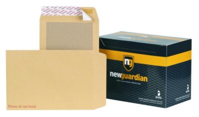 New Guardian Board Backed Envelope C4 Peel and Seal Plain Power-Tac 130gsm Manilla (Pack 125) – H26326