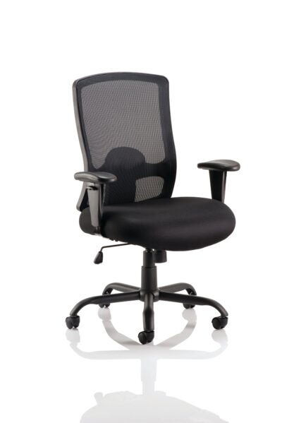 Portland HD Chair Black Mesh With Arms OP000106