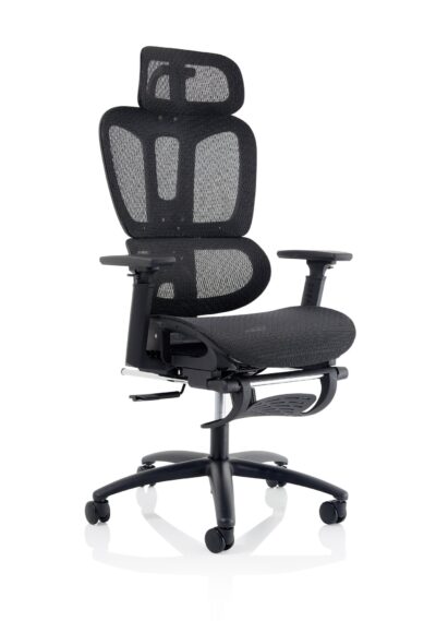 Horizon Executive Mesh Office Chair With Height Adjustable Arms Black - OP000319 -