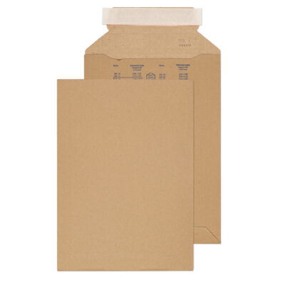 Blake Purely Packaging Corrugated Pocket Envelope 280x200mm Peel and Seal 300gsm Kraft (Pack 100) – PCE19