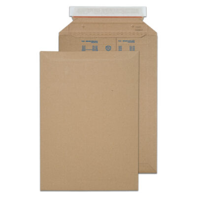 Blake Purely Packaging Corrugated Pocket Envelope 353x250mm Peel and Seal 300gsm Kraft (Pack 100) - PCE40