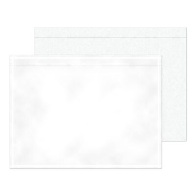 Blake Purely Packaging Document Enclosed Wallet C6 168x126mm Peel and Seal Plain Clear (Pack 1000) – PDE20