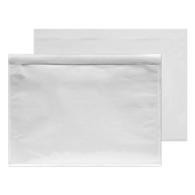 Blake Purely Packaging Document Enclosed Wallet C4 245x328mm Peel and Seal Plain Clear (Pack 500) – PDE50