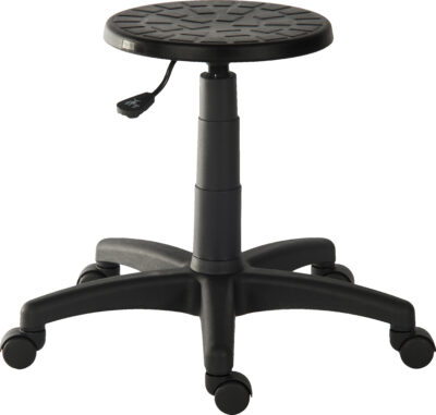 Polly PU Stool Black - 1850