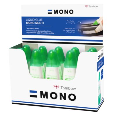 Tombow MONO Multi Liquid Glue With Two Tips White (Pack 10) – PT-MTC-10P