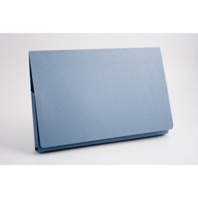 Guildhall Document Wallet Manilla Full Flap Foolscap 315gsm Blue (Pack 50) - PW2-BLUZ