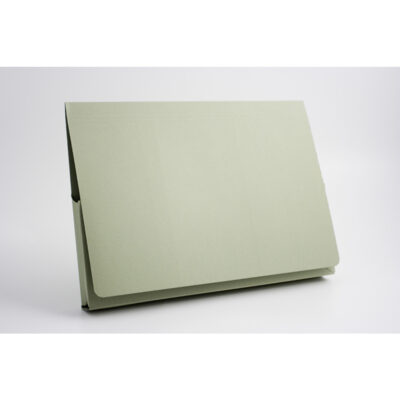 Guildhall Legal Wallet Manilla 356x254mm Full Flap 315gsm Green (Pack 50) - PW3-GRNZ