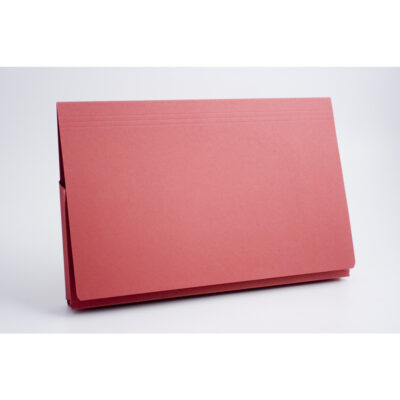 Guildhall Legal Wallet Manilla 356x254mm Full Flap 315gsm Red (Pack 50) - PW3-REDZ