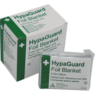 HypaGuard Foil Blanket 210cm x 130cm (Pack 6) – Q2023T