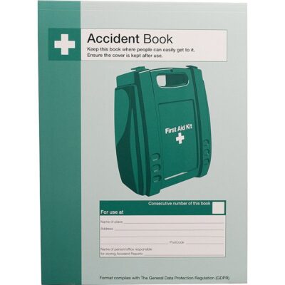 Safety First Aid Accident Book A4 – Q3200