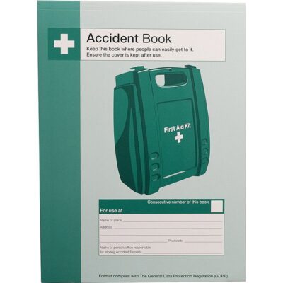 Safety First Aid Accident Book A4 - Q3200