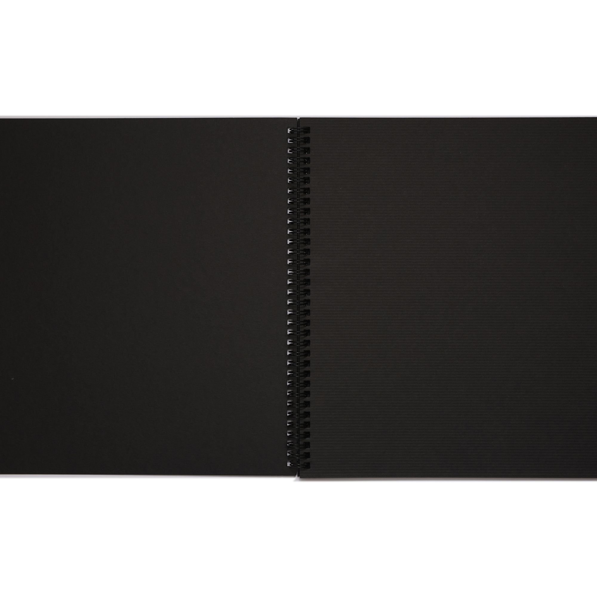 Rhino A4+ Oversize Hardback Scrapbook 40 Page Black Paper Plain (Pack 3) - RHBSB-8 - Image 2