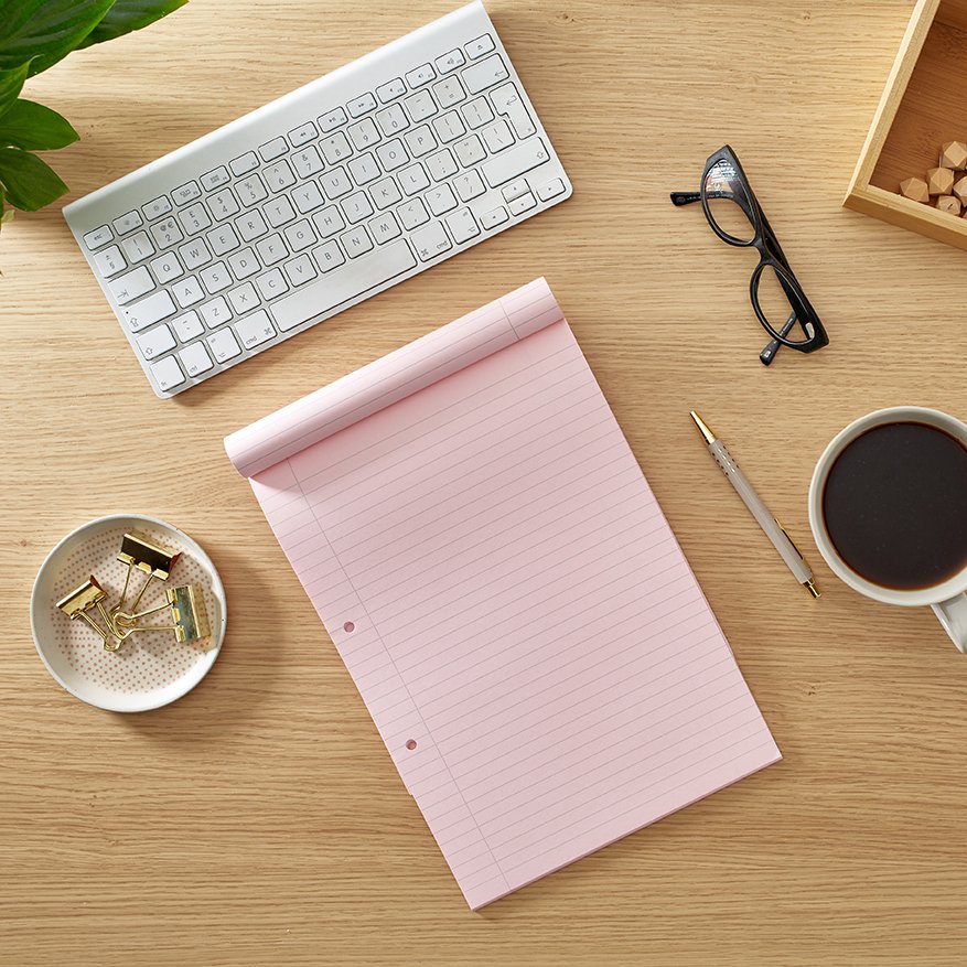 Rhino A4 Special Refill Pad 50 Leaf Feint Ruled 8mm With Margin Pink Tinted Paper (Pack 6) - HAPFM-8 - Image 4