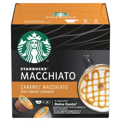 STARBUCKS by Nescafe Dolce Gusto Caramel Macchiato Coffee 12 Capsules (Pack 3) – 12397694