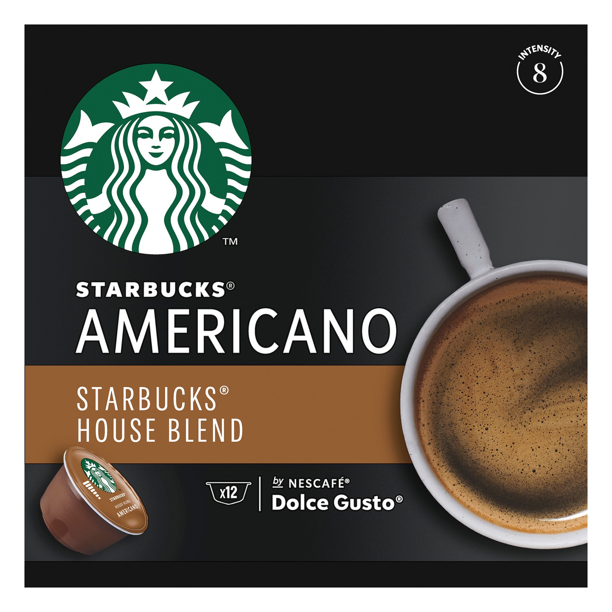 STARBUCKS by Nescafe Dolce Gusto Americano House Blend Coffee 12 Capsules (Pack 3) - 12397697 - Image 5