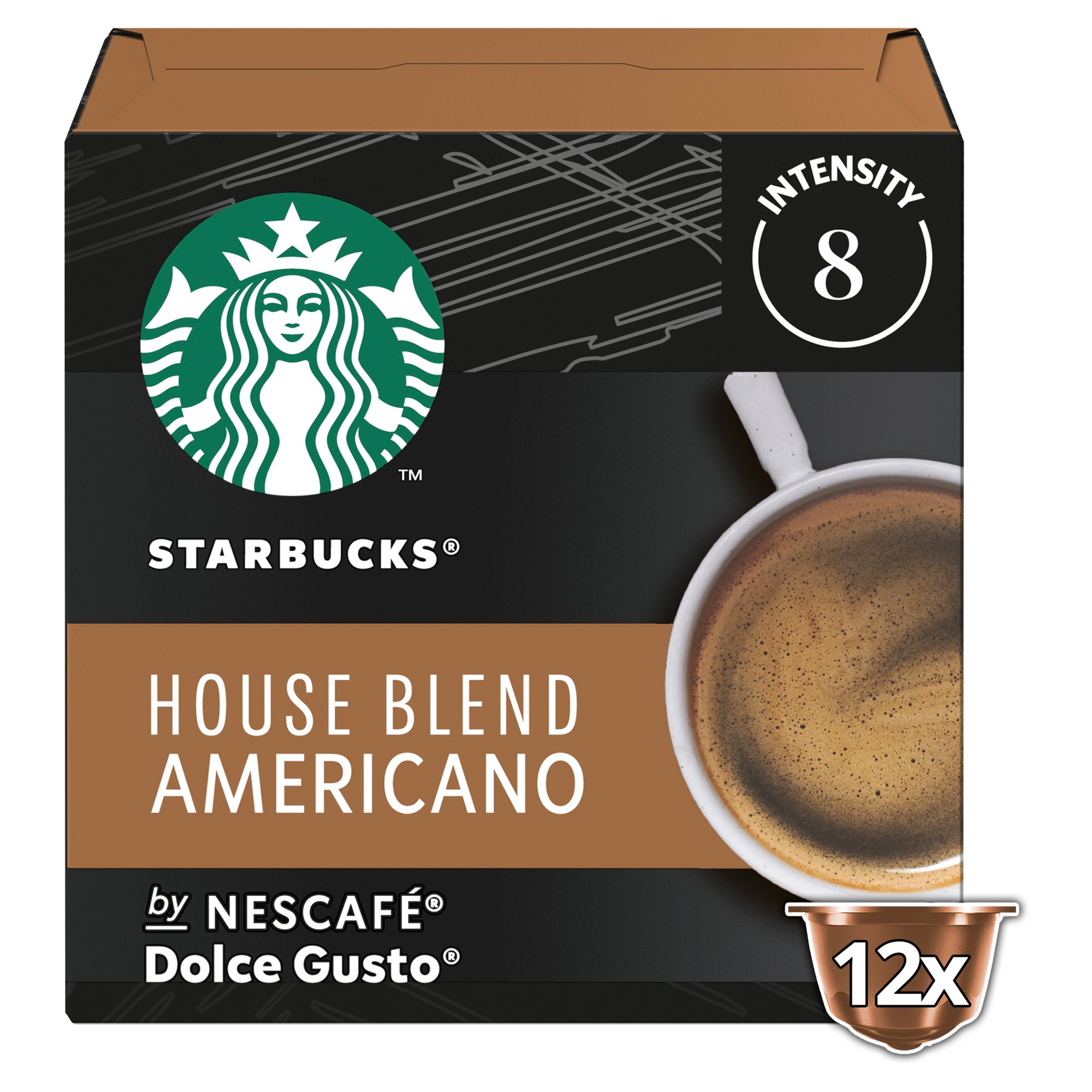STARBUCKS by Nescafe Dolce Gusto Americano House Blend Coffee 12 Capsules (Pack 3) - 12397697 - Image 9