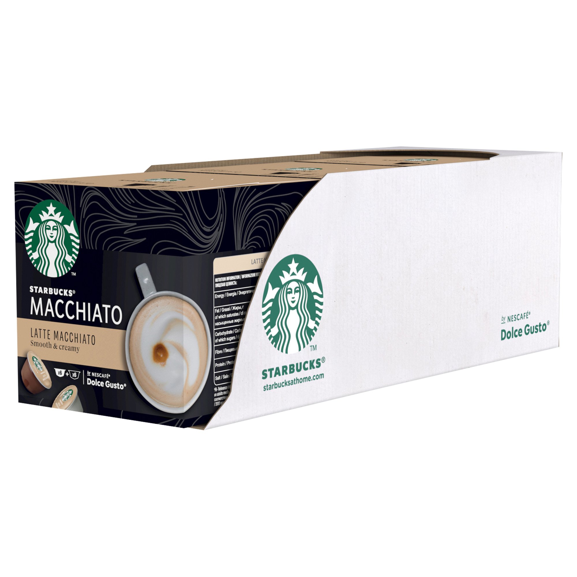 STARBUCKS by Nescafe Dolce Gusto Latte Macchiato Coffee 12 Capsules (Pack 3) - 12397696 - Image 2