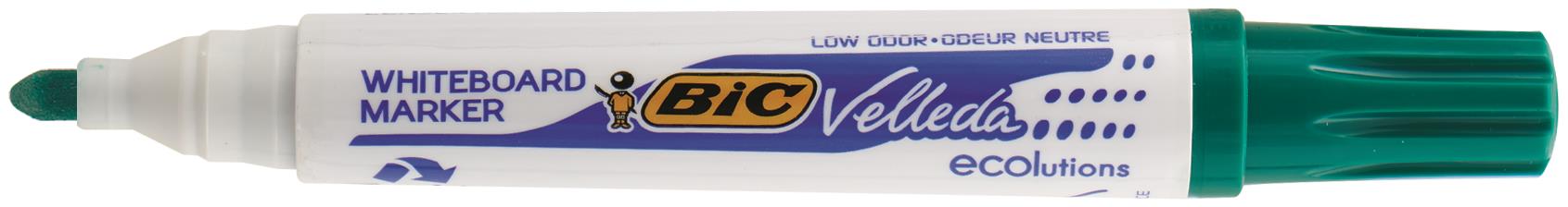 Bic Velleda 1701 Whiteboard Marker Bullet Tip 1.5mm Line Green (Pack 12) - 904940 - Image 2
