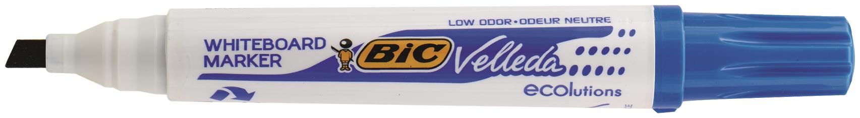 Bic Velleda 1751 Whiteboard Marker Chisel Tip 3.7-5.5mm Line Assorted Colours (Pack 4) - 904950 - Image 3