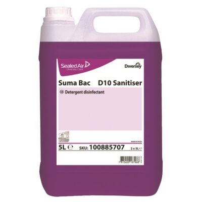 Suma Bac D10 Sanitiser Disinfectant – 5 Litres