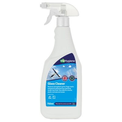BioHygiene Glass & Stainless Steel Cleaner - 750ml Trigger Spray