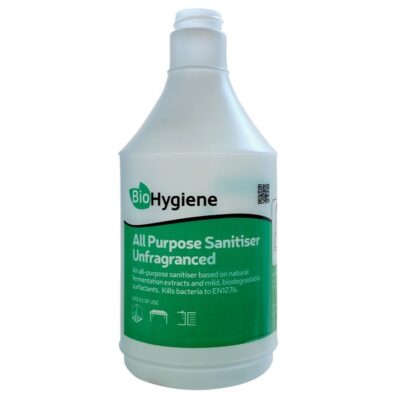 BioHygiene Unfragranced All Purpose Sanitiser Empty Bottle Only – 750ml