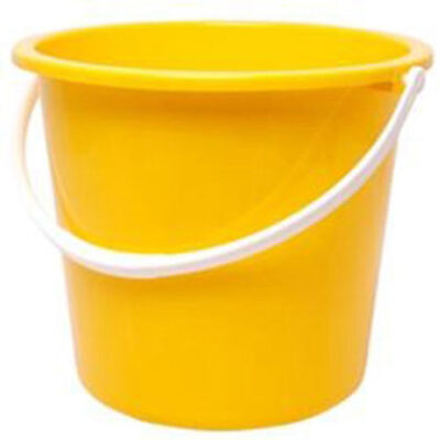 10 Litre Plastic Bucket - Yellow