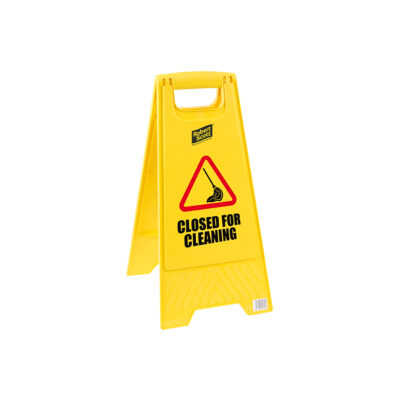 Closed For Cleaning Standard Floor Safety Sign