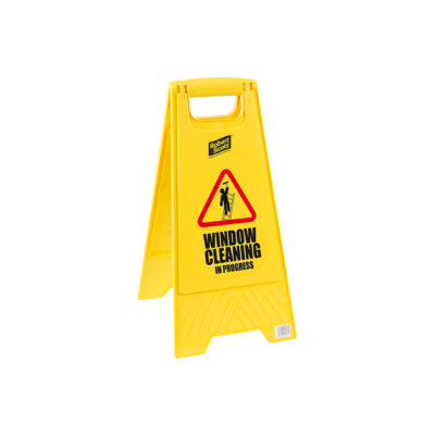 Window Cleaning In Progress Standard Floor Safety Sign