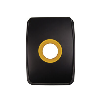 60 Litre Recycling Dolly Bin Holed Lid Only - Yellow