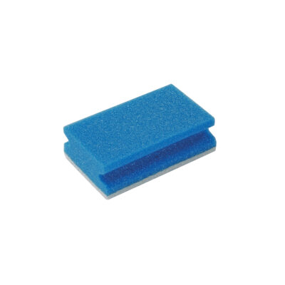 Finger Gripped Sponge Scourer - Pack of 10 in Blue