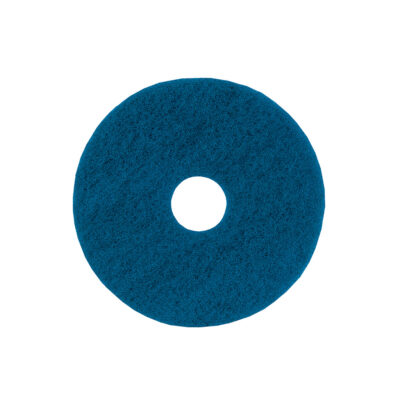12" High Performance Wet Floor Cleaning/Spray Burnishing Pad - Blue
