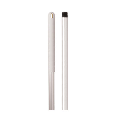 125cm Aluminium Mop Handle - White