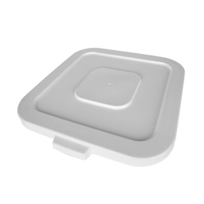 120 Litre Square Huskee Bin Lid Only - White