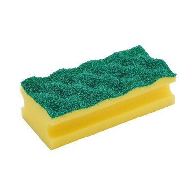 HI-PUR Sponge Scourer - Pack of 10 in Yellow