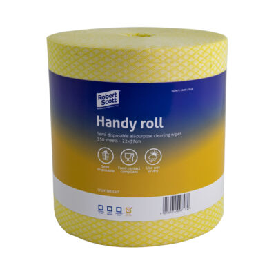 Handy Roll Wipes - 350 Yellow Sheets