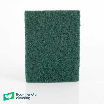 Heavy Duty Green Catering Scourers 11 X 15cm - Pack of 10