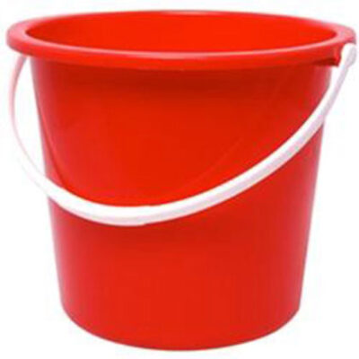 10 Litre Plastic Bucket - Red