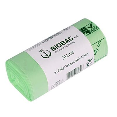 30 Litre Compostable Bin Liner - 1 Roll of 10 Bags